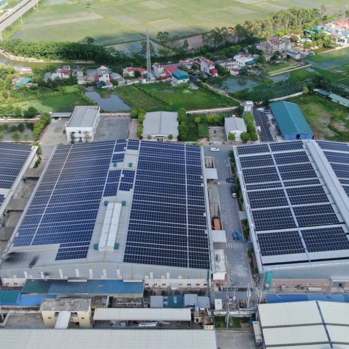 Điện mặt trời áp mái Ngọc Sơn HaFuCo Hà Nam công suất 3 Mwp