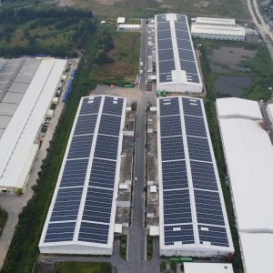 Điện Mặt Trời Áp Mái Nhà Máy Dệt Thăng Long - Thái Bình 5.5MWp