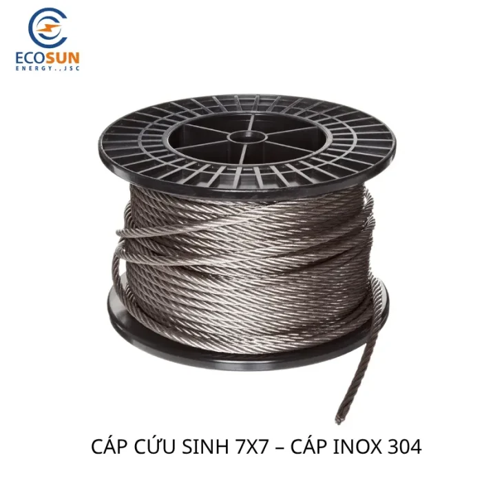 CÁP CỨU SINH 7X7 – CÁP INOX 304