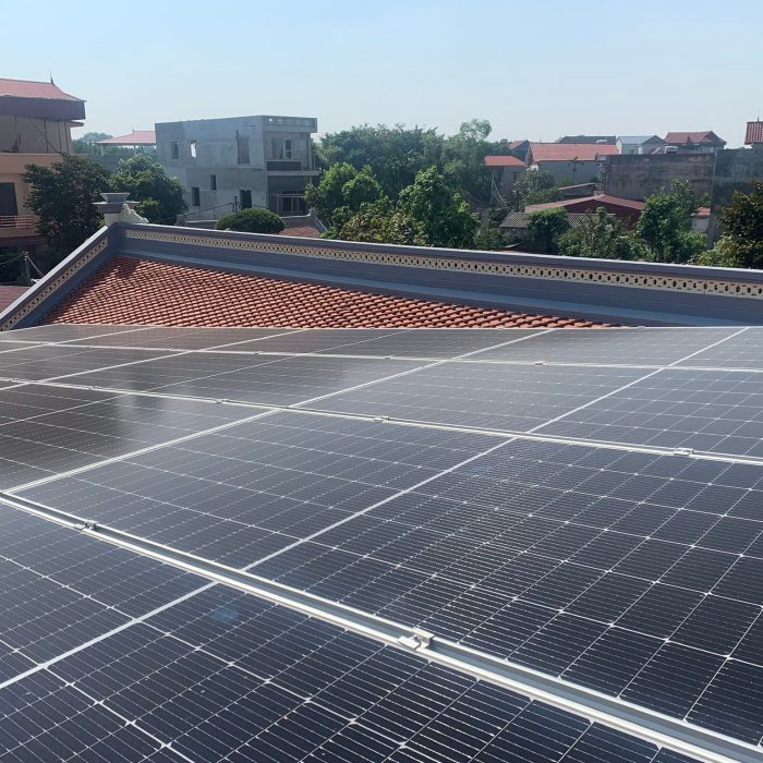 Hệ thống điện mặt trời 5kWp cho hộ gia đình