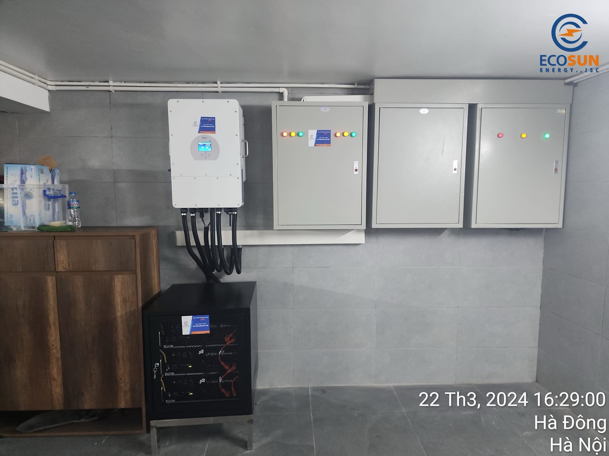 Hệ thống điện mặt trời có lưu trữ 11kWp 