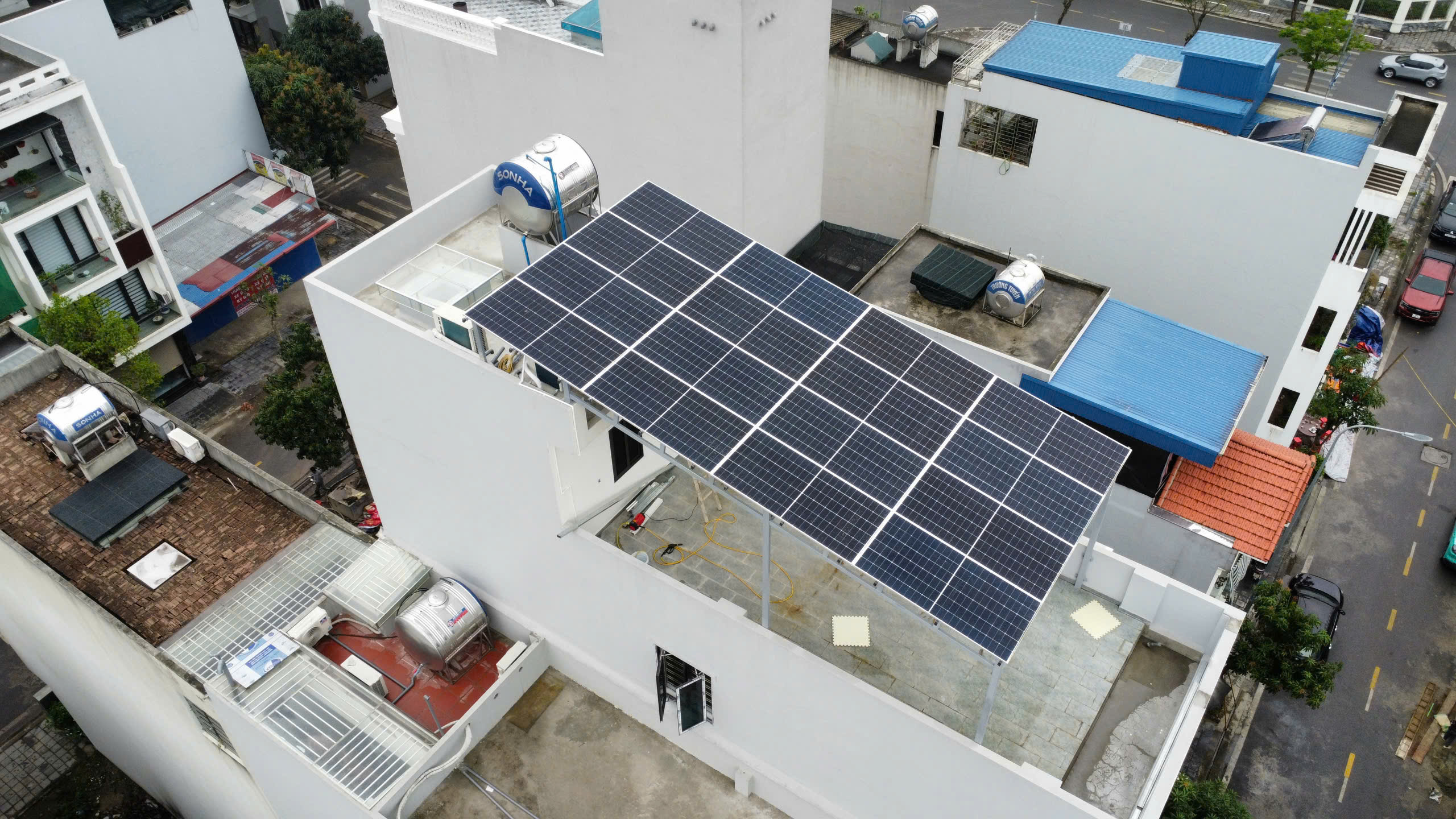 Hệ thống điện mặt trời hộ gia đình 10kwp