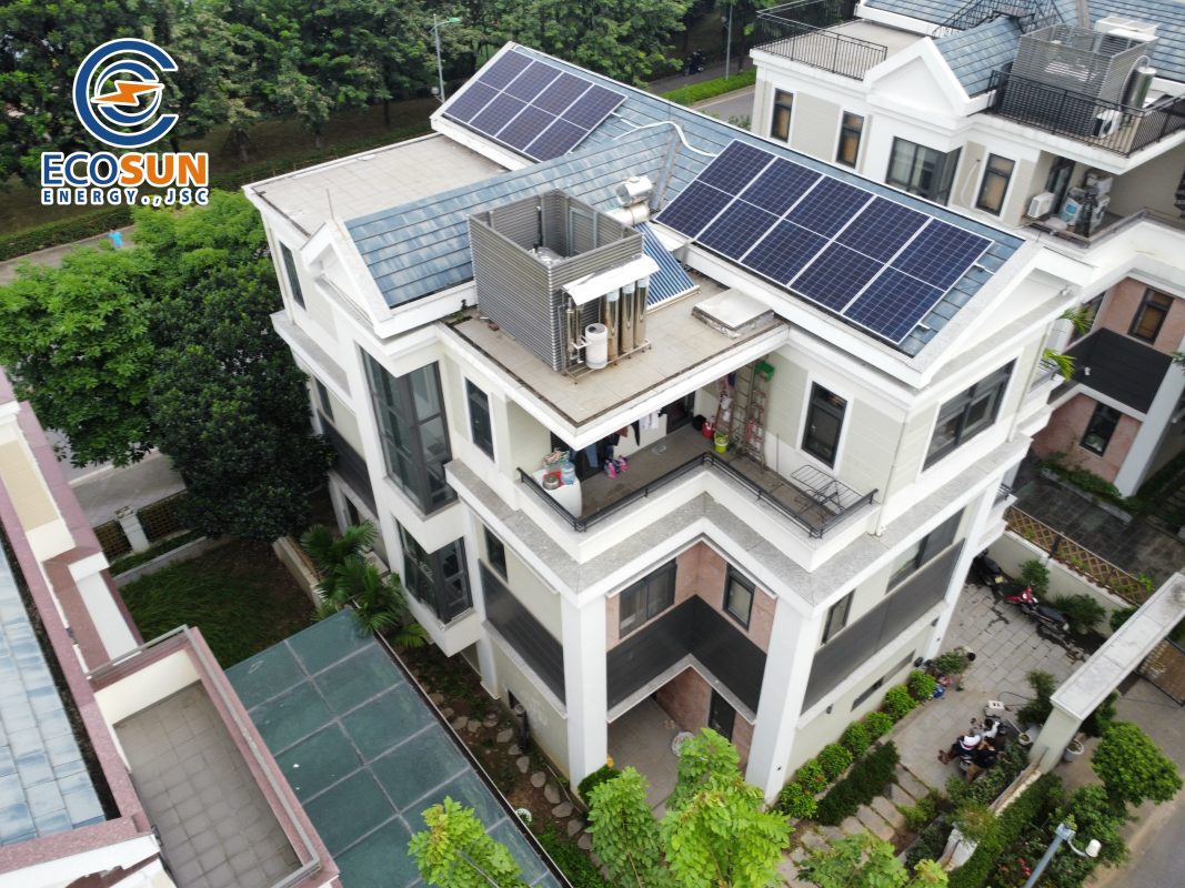 điện mặt trời hộ gia đình có lưu trữ