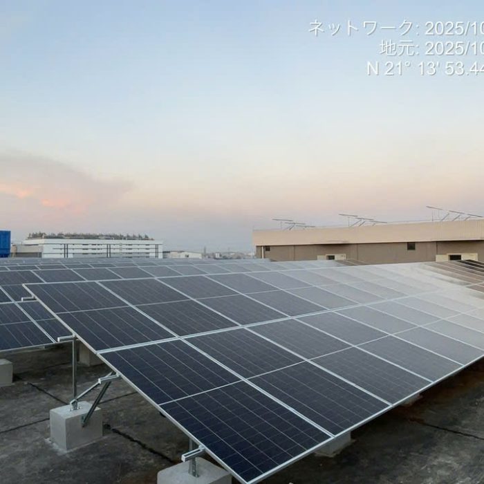 Tấm pin LONGi HI-MO X6 645W tại dự án Điện mặt trời Bắc Giang 1.565Kwp