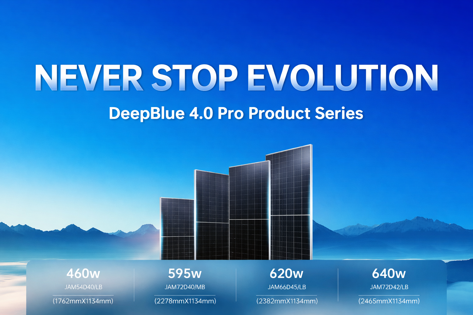 Các loại tấm pin deepblue 4.0 pro