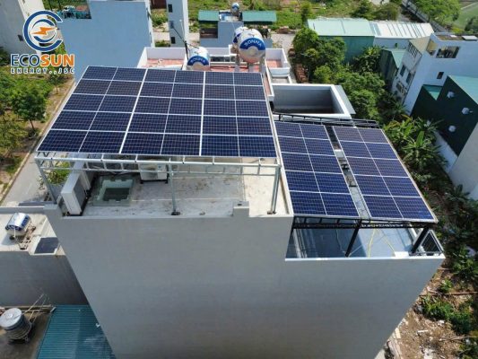 Công suất hệ thống điện mặt trời 