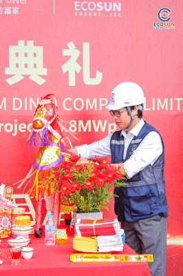 Điện mặt trời mái nhà nhà máy Ramatex