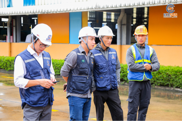 Điện mặt trời mái nhà nhà máy Ramatex