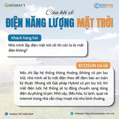 Câu Hỏi Về Lắp Điện Mặt Trời