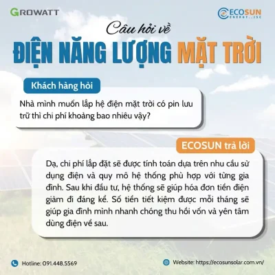 Câu Hỏi Về Lắp Điện Mặt Trời