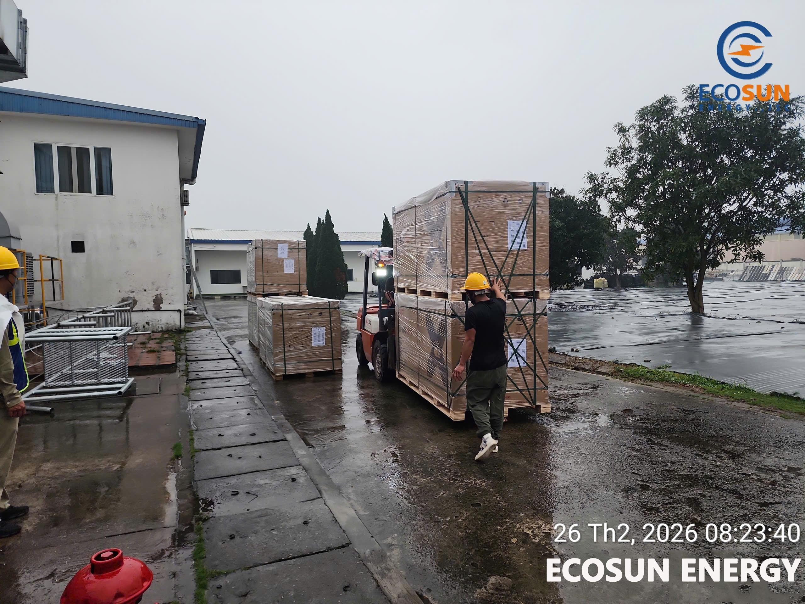 Ecosun cung cấp các vật liệu thi công