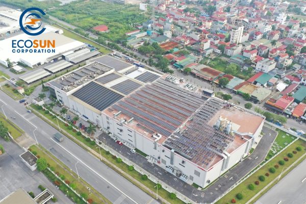 Hệ thống điện mặt trời áp mái nhà máy Molex Việt Nam