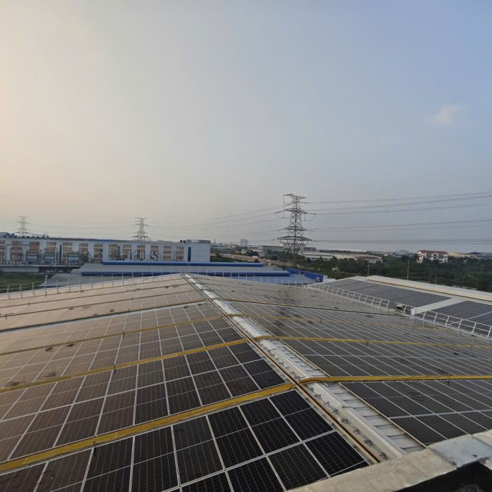 Hệ thống điện mặt trời Bắc Ninh 508 kWp – Công nghiệp Phú Thuận Phong